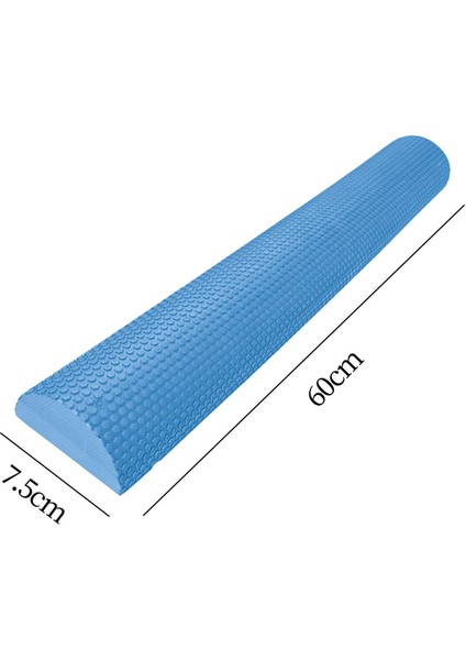 Eva Yarım Köpük Roller Köpük Yarım Roller Masaj Dayanıklı 200KG Ağır Hizmet Yarım Mavi 60CMX7.5CM (Yurt Dışından) modelleri