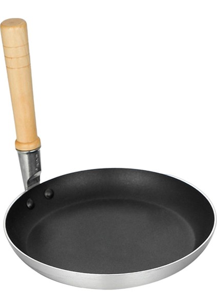 Ayakta Kızartma Tava Ahşap Tutamak Teşer 19CM Omlet Için Dayanıklı Aksesuarlar (Yurt Dışından)