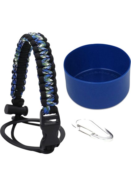 Su Şişesi Sapı Koruyucu Silikon Botu Koyu Mavi Küçük (Yurt Dışından)