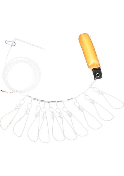 Float Paslanmaz Çelik Metal Snap Kilitli Balıkçı Stringer Tutucu 10 Snaps (Yurt Dışından) fırsatları