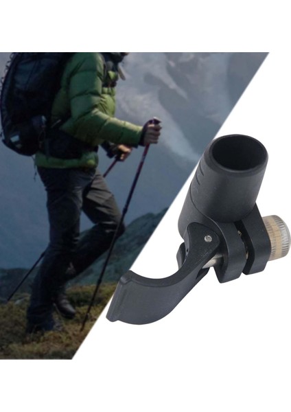 Baston Sopa Kilit Trekking Pole Kilitleme Klipsleri Yürüme Için Hafif Siyah 18 Eğik (Yurt Dışından) fiyatları