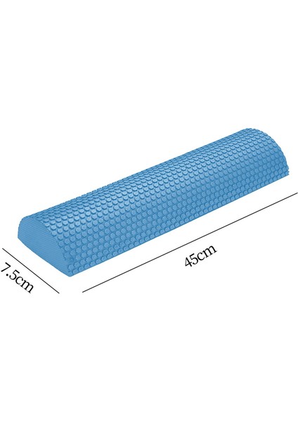 Eva Yarım Köpük Rulo Köpük Yarım Roller Masaj Dayanıklı 200KG Ağır Hizmet Yarım Mavi 45CMX7.5CM (Yurt Dışından) fırsatları