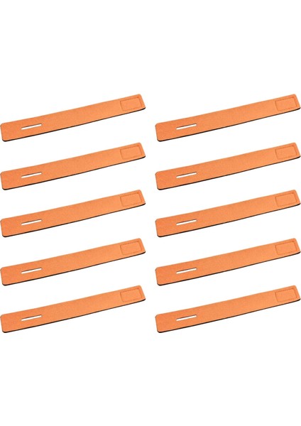 10PCS Balıkçılık Kutbu Bağlar Balıkçılık Çubuk Kemer Balıkçı Çubuk Kayışları Döküm Çubukları Turuncu (Yurt Dışından)