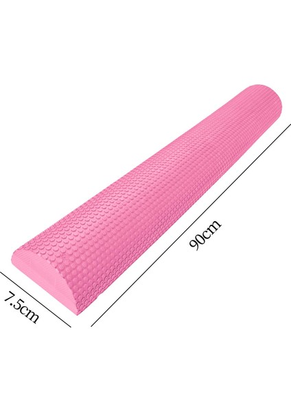 Eva Yarım Köpük Rulo Köpük Yarım Roller Masaj Dayanıklı 200KG Ağır Hizmet Yarım Pembesi 90CMX7.5CM (Yurt Dışından) fırsatları