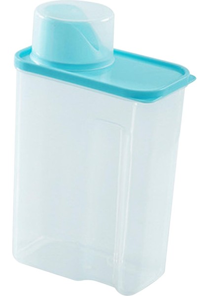 Çiftlik Evi 3l Mavi Için Kapak Çamaşır Tozu Depolama Kutusu ile Yıkama Tozu Kapları (Yurt Dışından) indirimleri
