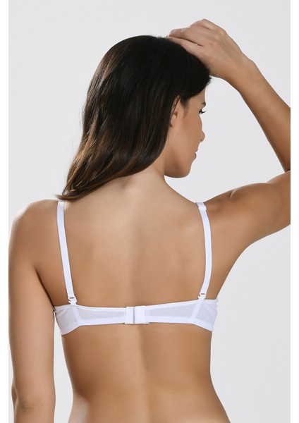 Beyaz Stn Kaplı Tek Sütyen modelleri