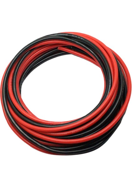 2pcs 14AWG Esnek Yumuşak Silikon Tel Sıcaklığa Dayanıklı Siyah (Yurt Dışından) indirimleri