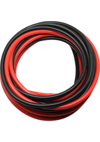 2 Rulo 12 Awg Gauge Silikon Tel Esnek Kayan Bakır Kablolar (Yurt Dışından)