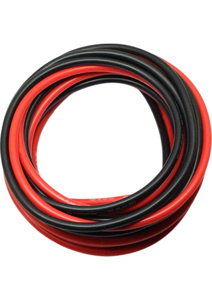 2 Rulo 12 Awg Gauge Silikon Tel Esnek Kayan Bakır Kablolar (Yurt Dışından)