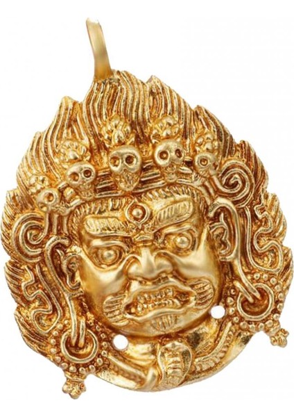 Metal Altın Budizm Arya Acalanatha Buddha Din Muska Kolye Kolye (Yurt Dışından)