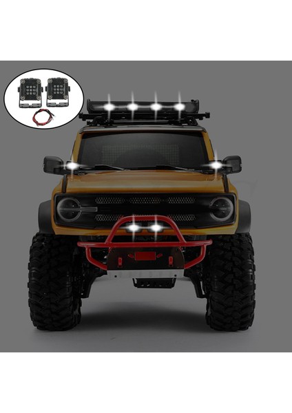 LED Işıkları Lambaları Gölge ile Axial SCX10 Trx4 Trx6 Rc Araba Dıy Aksesuarları Spot Işığı B (Yurt Dışından) fırsatları