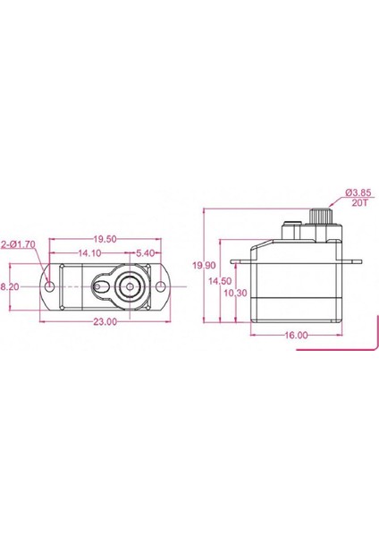 Düşük Gerilim Dijital Servo Orlandoo Hunter Için 2.2g Servo Fit OH35P01 (Yurt Dışından)