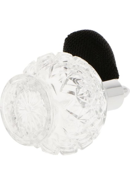Yeniden Doldurulabilir Kısa Sprey Cam Parfüm Şişesi Dekorasyonu -100ML Siyah (Yurt Dışından)