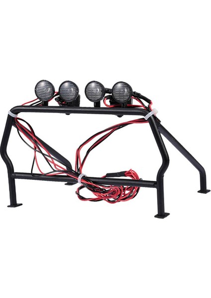 Rc Araba Kamyon Çatı 6 LED Işık Rafı Rc Araç Modeli Yedek Parça Beyaz Demir (Yurt Dışından) fiyatları