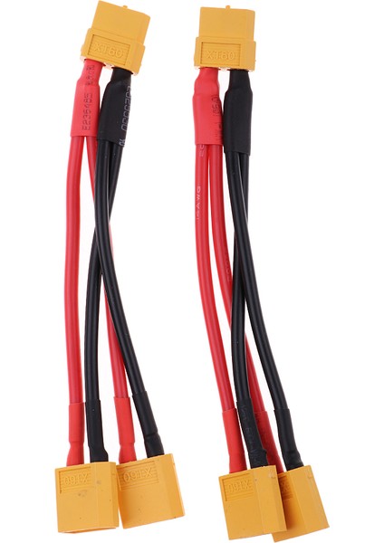 2pcs Dayanıklı XT60 Erkek Ila Kadın Konnektör Adaptörü Y Ayırtıcı Paralel Kablo (Yurt Dışından) fiyatları