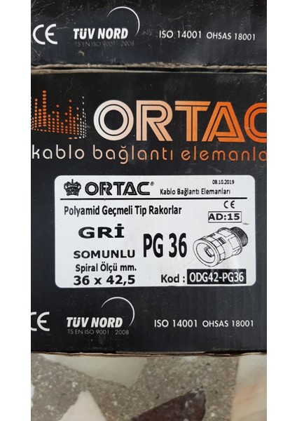 Polyamid Geçmeli PG36 Rakor