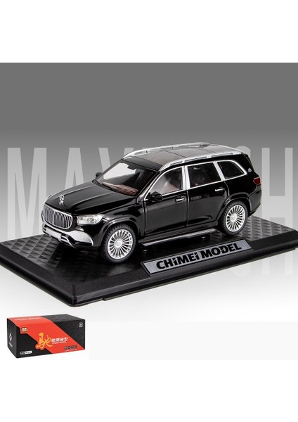 1:24 Simülasyon Alaşım Mercedes-Benz Maybach GLS600 Araba Modeli (Yurt Dışından)