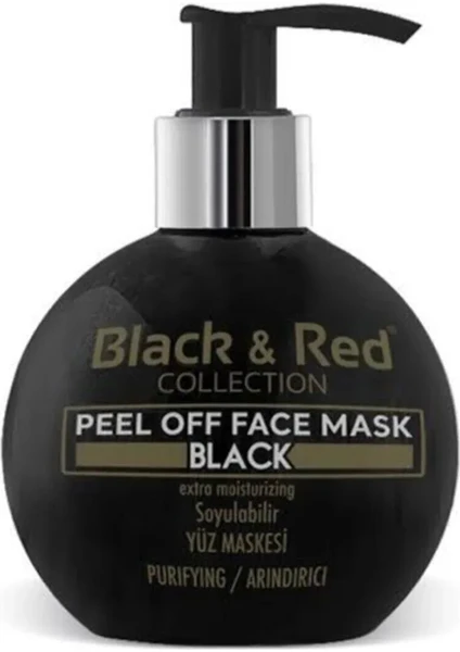 Black & Red Siyah Noktalara Karşı Soyulabilir Siyah Yüz Maskesi 250 ml