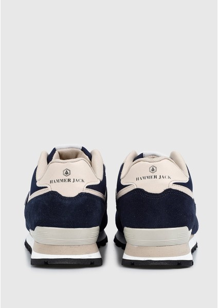 Lacivert Deri Erkek Sneaker fırsatları