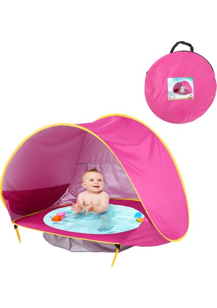 Çocuk Çadırı Açık Hava Güneş Kremi Havuz Plaj Su Kale (Yurt Dışından)