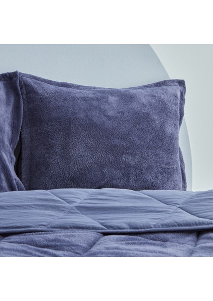 Cornelia Sherpa Çift Kişilik Comfort Uyku Seti Indigo
