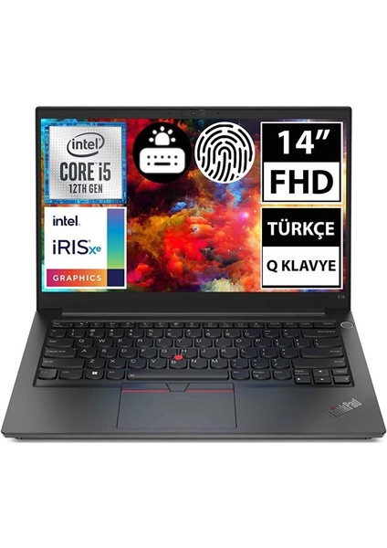 Thinkpad E14 Gen 4 I5-1235u 40gb 256 Gb Ssd 14" Fhd Windows 10 Pro 21e30086tx Bt44