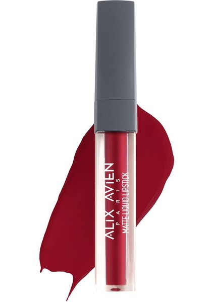 521 Wild Red Mat Bitişli Likit Ruj–8 Saate Kadar Kalıcı Etki–Matte Liquid Lipstick