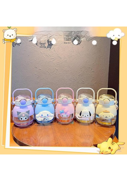 Tritan Büyük Kapasiteli Su Bardağı Büyük Göbek Kabı Sanrio Saman Bardağı (Yurt Dışından)
