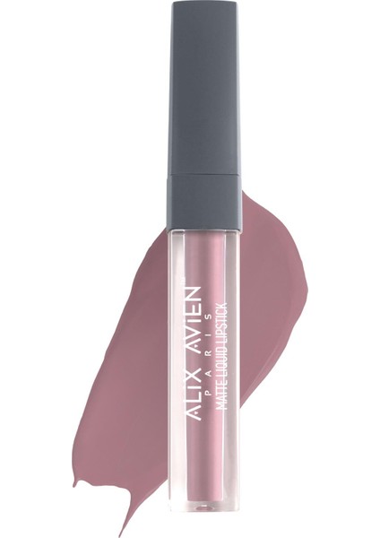 506 Dirty Pink Mat Bitişli Likit Ruj - 8 Saate Kadar Kalıcı Etki - Matte Liquid Lipstick