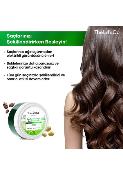 Hairfood Değerli Yağlar Serisi Durulanmayan Doğal Saç Bakım Kremi  200 ml