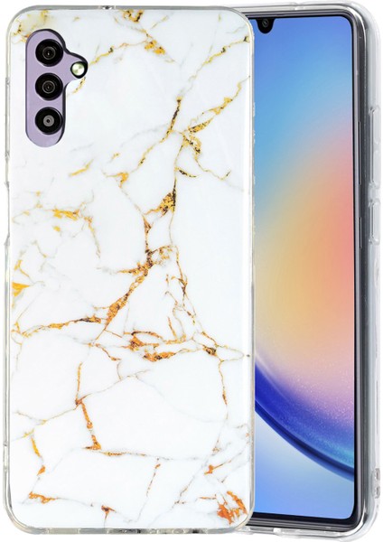 Samsung Galaxy A34 5g Imd Mermer Desen Tpu Kılıf Bump Kanıtı Geri Koruyucu Telefon Kapağı (Yurt Dışından)