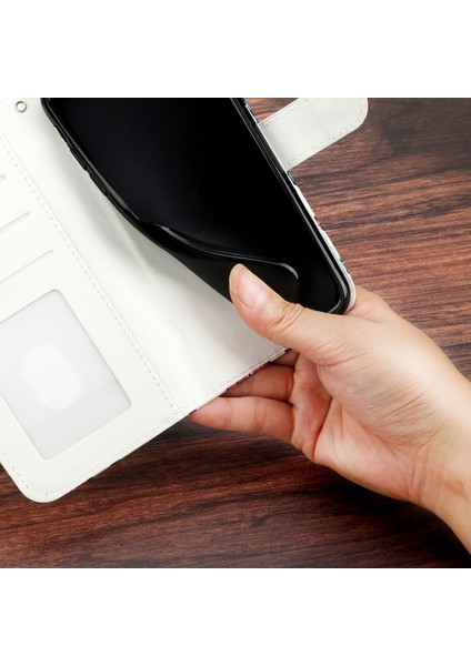 Samsung Galaxy A34 5g Cüzdan Telefon Kılıfı Pu Deri Desen Baskı Stand Flip Kapak (Yurt Dışından)
