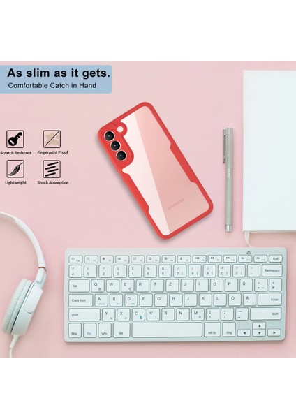 Pet Screen Koruyucu + Akrilik + Tpu Tam Kapak Hibrit Telefon Kılıfı Samsung Galaxy S22 5g - Gece Yarısı Yeşil (Yurt Dışından) fırsatları
