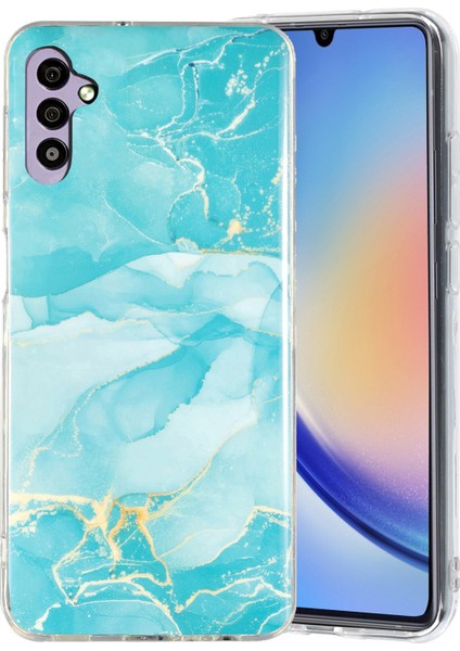 Samsung Galaxy A34 5g Imd Mermer Desen Tpu Kılıf Bump Kanıtı Geri Koruyucu Telefon Kapağı (Yurt Dışından)