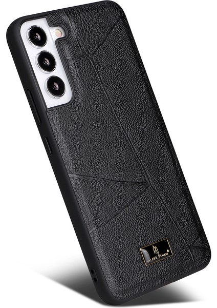 Samsung Galaxy S22 Için Fierre Shann 5g Dokulu Pu Deri Kaplamalı Telefon Kılıfı Yumuşak Tpu + Sert Pc Hibrid Kapak - Çizgili Litchi Dokusu (Yurt Dışından) fırsatları