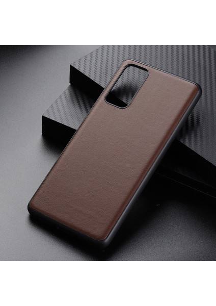 Samsung Galaxy S20 FE/S20 Fan EDITION/S20 Fe 5G/S20 Fan Edition 5G/S20 LITE/S20 Fe 2022 Orijinal Deri Kaplamalı Tpu + Pc Kabuğu (Yurt Dışından)