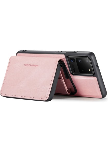 Samsung Galaxy S20 Ultra 4G/S20 Ultra 5g Fermuar Pu Deri Kaplamalı Tpu Kapak Kickstand Söndürülebilir Telefon Kılıfı (Yurt Dışından) fiyatları
