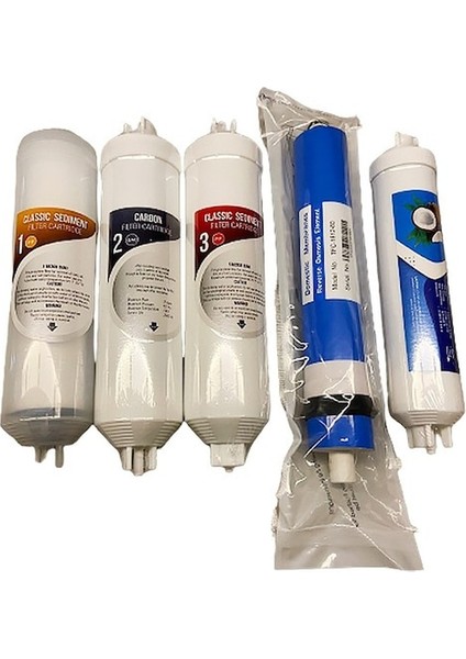 Reverse Osmosis Kapalı Kasa Su Arıtma Cihazı Filtre Seti