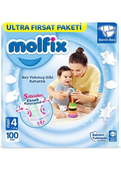 Molfıx Ultra Fırsat Paketi 4 Numara 100 adet