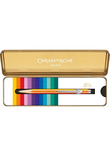 Caran D'Ache Caran Dache 849 Color Treasure Warm Rainbow Tükenmez Kalem 849.222