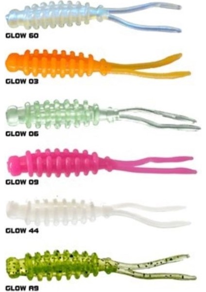 Taıl Worm 4,5 cm Silikon Yem Glow