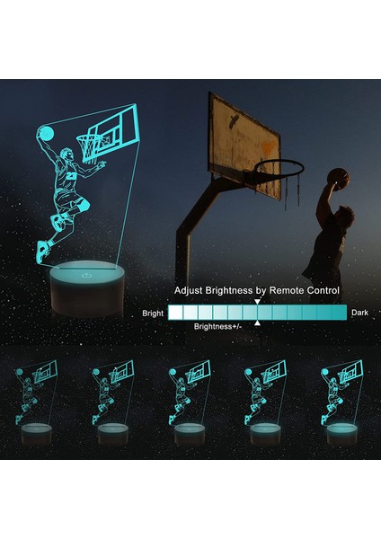 Buz Hokeyi Gece Lambası, Hokey Kaleci 3D Basketbol 2 (Yurt Dışından) modelleri