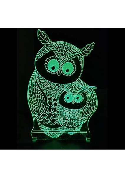 Noel Geyiği Akrilik 3D Gece Işıkları USB Annelerin Hediyeleri (Yurt Dışından) fiyatları