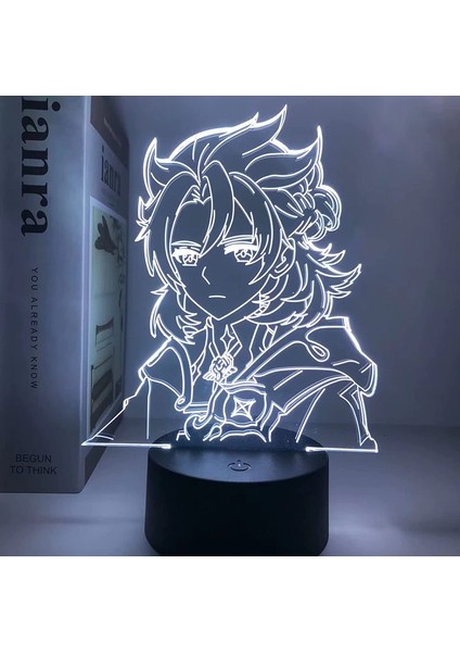 Genshin Impact 3D Anime Illusion Night Light Ebeveyn (Yurt Dışından)