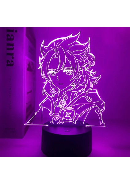 Genshin Impact 3D Anime Illusion Night Light Ebeveyn (Yurt Dışından)