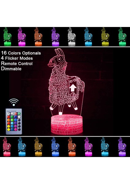 Lama Gece Işıkları Kale Battleroyale 3D Optica Ebeveyn (Yurt Dışından) modelleri