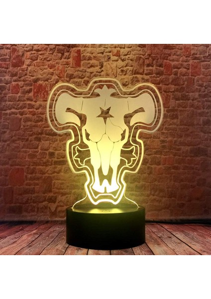 Yami 3D Illusion LED Anime Lambası Masa Uzaktan Kumandası 16 Col Ebeveyn (Yurt Dışından)