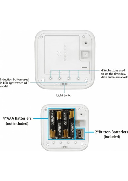 Küçük Boy Mini LED Dijital Erkek Anime Çalar Saat Çocuk Yatak Odası Dekoru JINGYI516 (Yurt Dışından)
