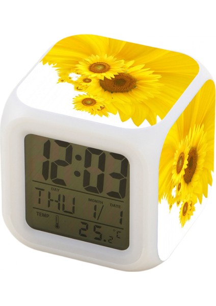 Küçük Boy Mini LED Dijital Erkek Anime Çalar Saat Çocuk Yatak Odası Dekoru JINGYI991 (Yurt Dışından)