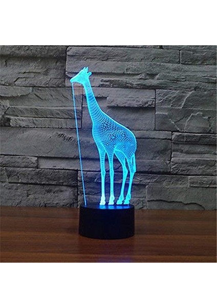 Zürafa 3D Gece Lambası Masa Masa Optik Ebeveyn (Yurt Dışından) modelleri